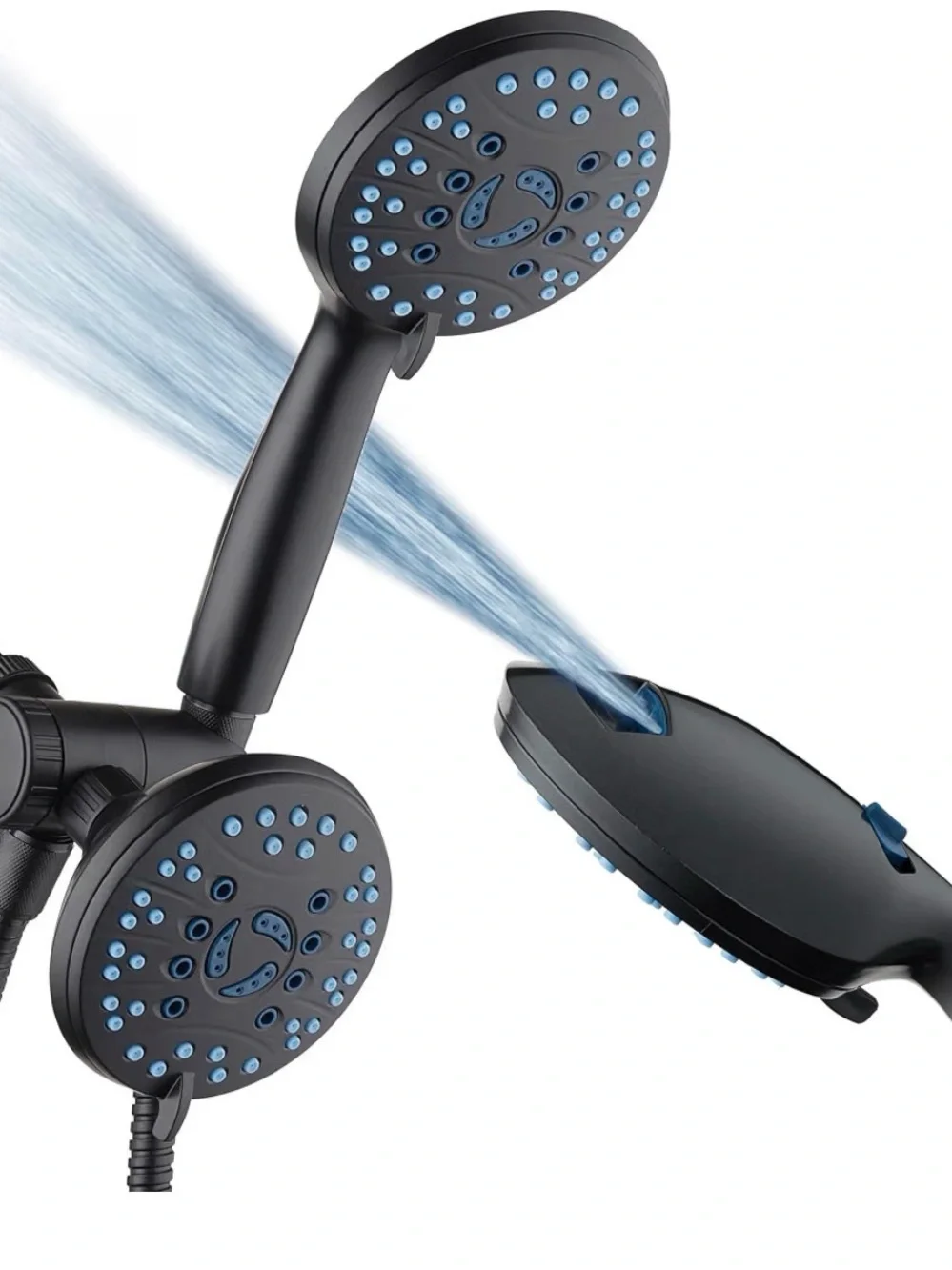 Luxury Handheld Shower - Gray High Pressure 3 Way Showerhead